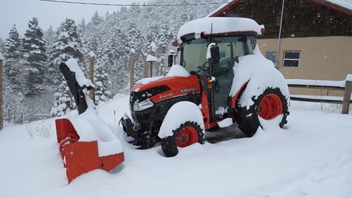 Manuel's snow tractor
