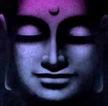 Purple buddha