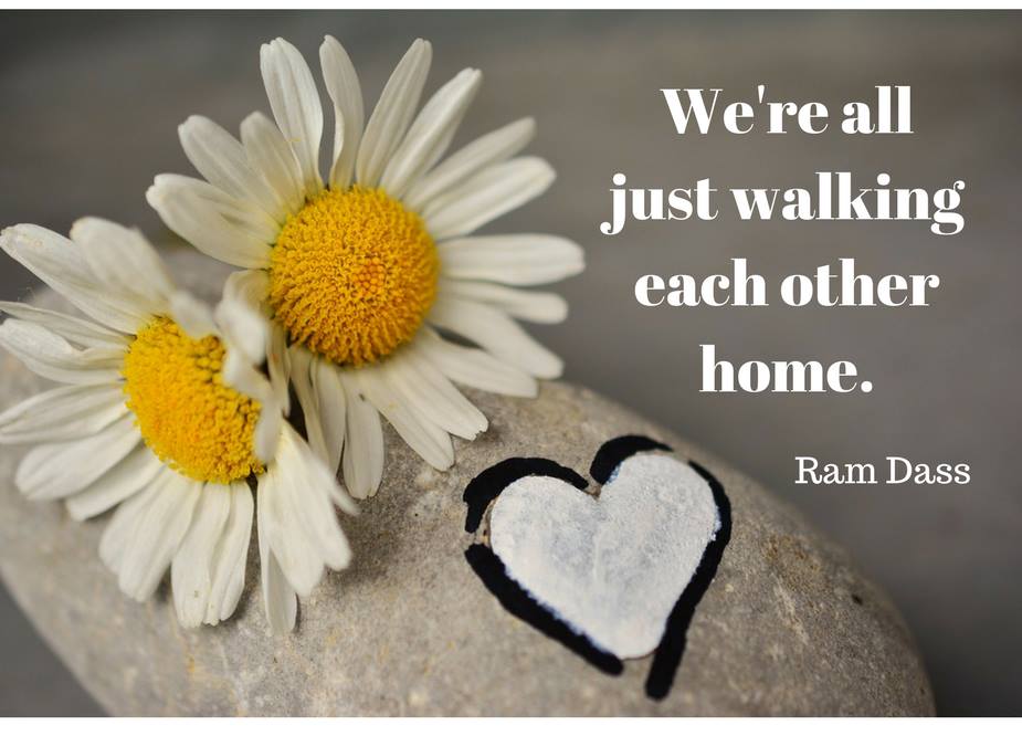Ram Dass Walking each other home