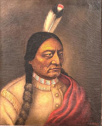 Sitting_Bull_by_Caroline_Weldon_oil_on_canvas_1890